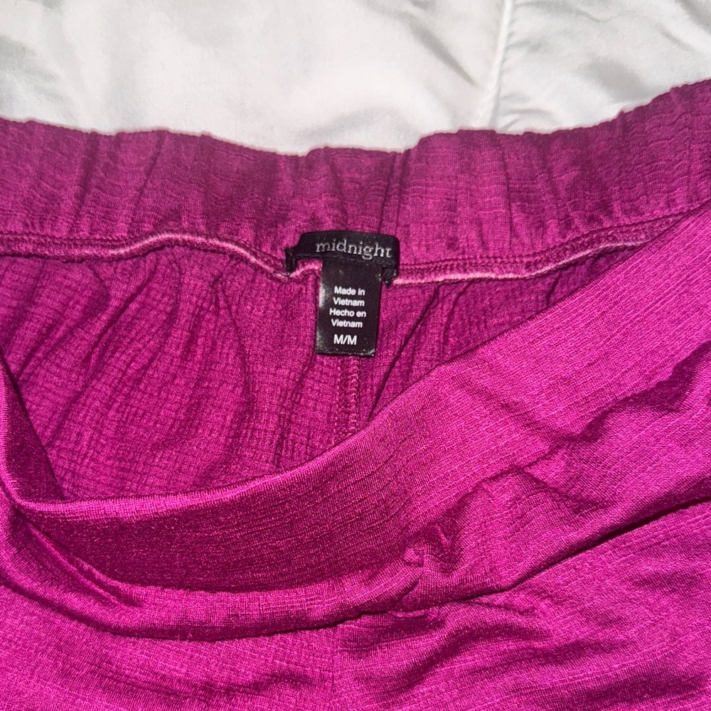 Vibrant Magenta Athletic Shorts for Women - Picture 2 of 8